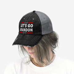 Let's Go Brandon Distressed Style Hat Hats 