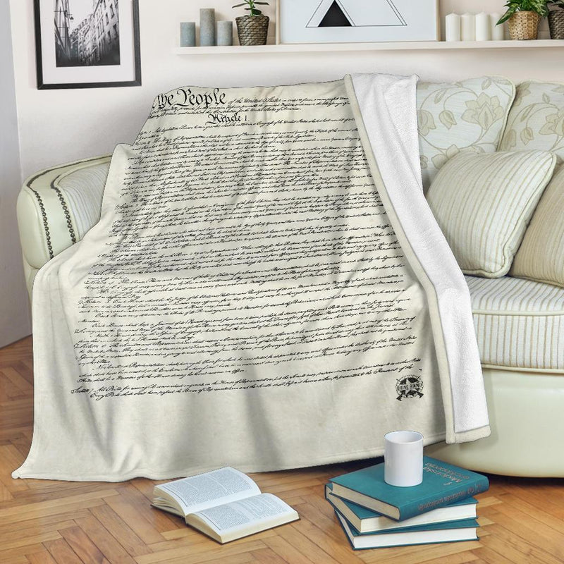 US Constitution Ultra Soft Premium Micro Fleece Blanket Blankets LARGE (60