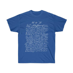 56 in '76 Signers of the Declaration of Independence T-Shirt T-Shirt Royal S 