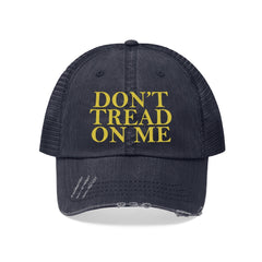 Don't Tread On Me Distressed Hat Hats True Navy One size 