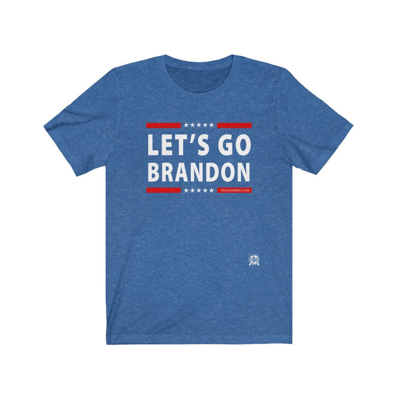 Let's Go Brandon T-Shirt Heather True Royal S 