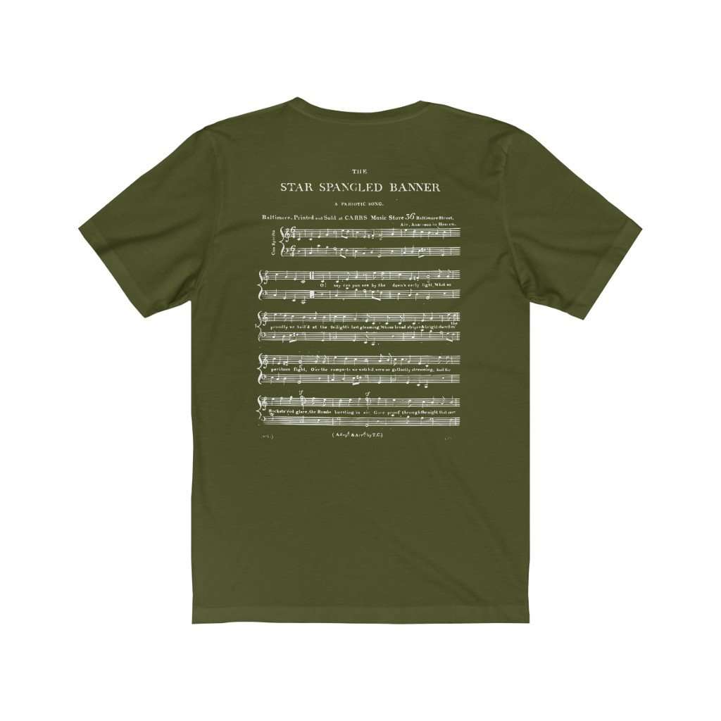 24 HOURS ONLY: Limited Edition Star Spangled Banner Premium Jersey T-Shirt T-Shirt Olive L 