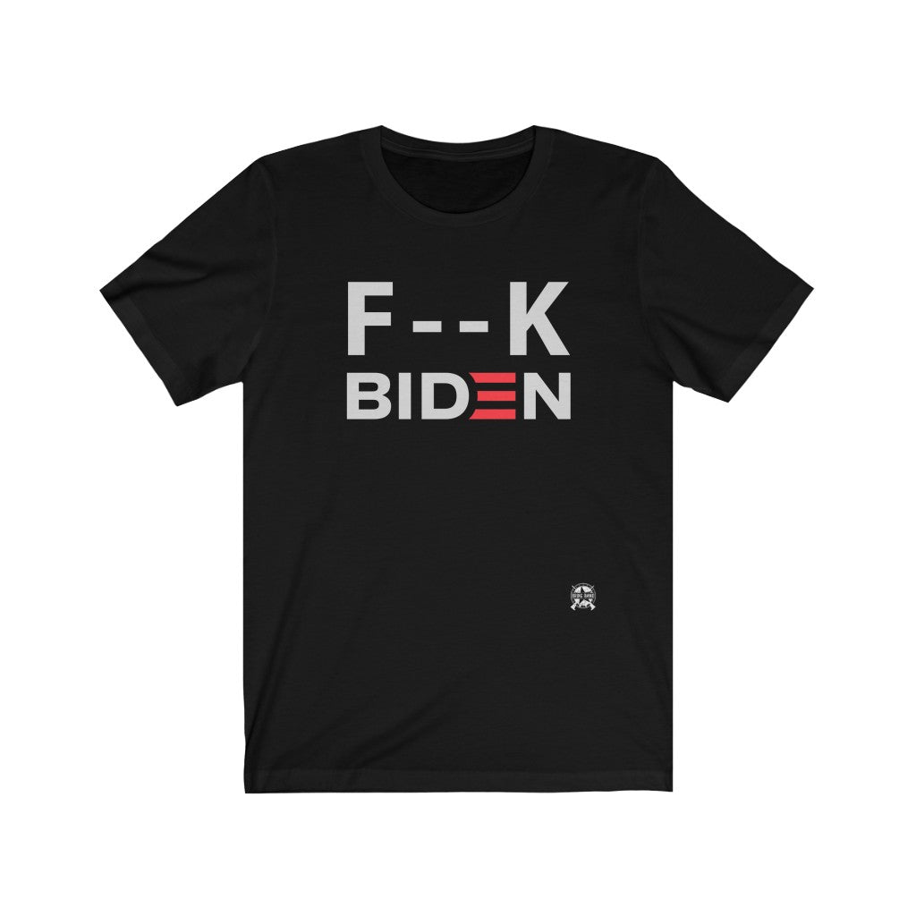 Fuck Biden T-Shirt Solid Black Blend L 