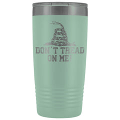 Don't Tread On Me Stainless Steel Tumbler Tumblers Teal 