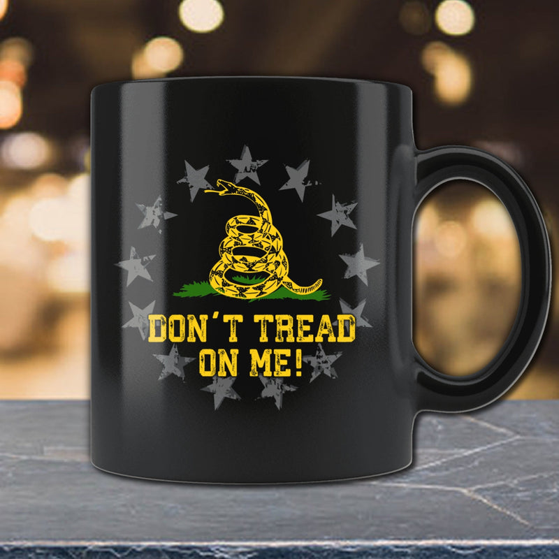 Don't Tread on Me Coffee Mug Drinkware Don't Tread on Me 
