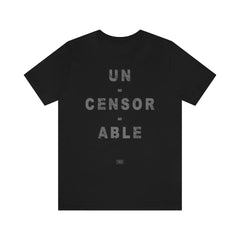 Uncensorable T-Shirt Black XS 