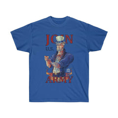 Join U.S. Army Vintage Distressed T-Shirt T-Shirt Royal S 