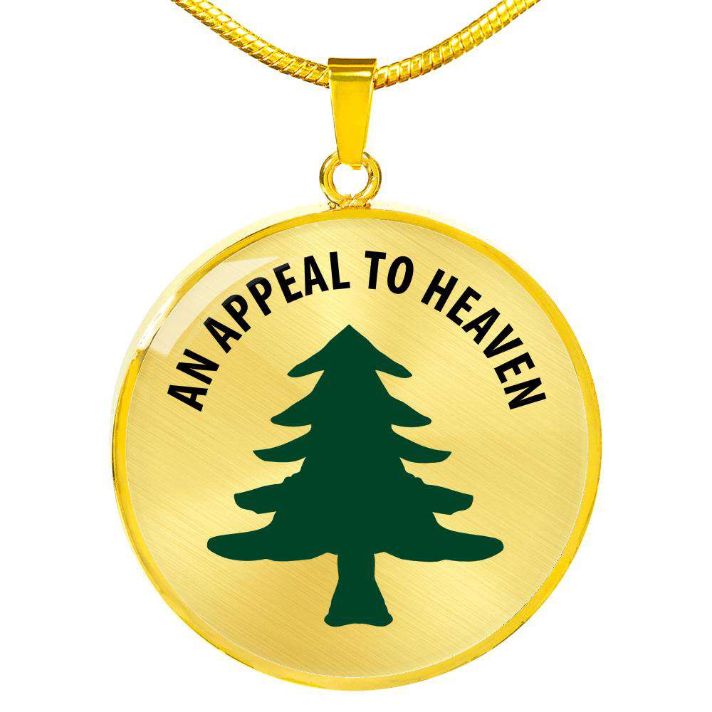 An Appeal To Heaven Revolutionary Flag Luxury Necklace - Made In America! Jewelry 