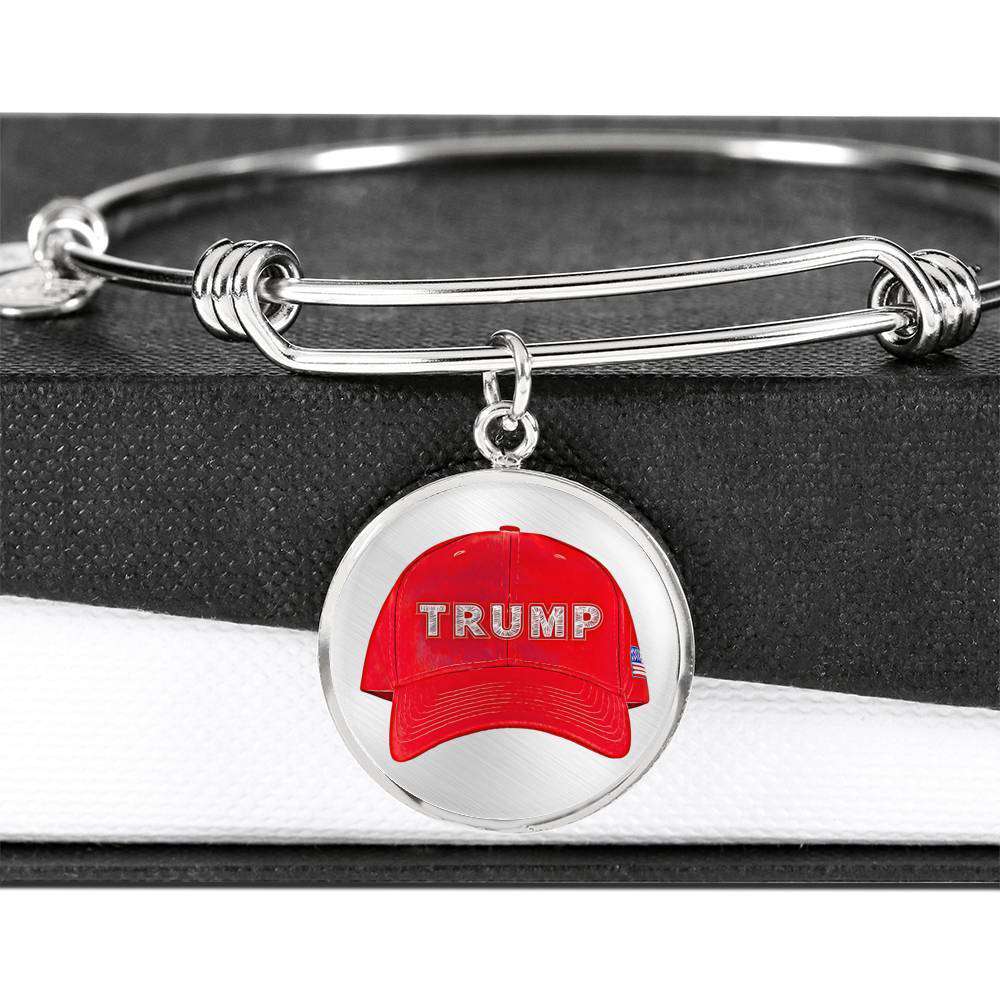 The Trump Red Hat Luxury Bangle Bracelet - Made In USA! Jewelry 
