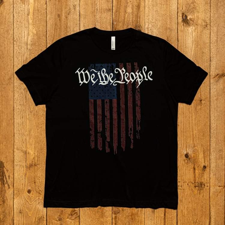 We The People US Constitution Double-Sided Premium T-Shirt T-Shirt 