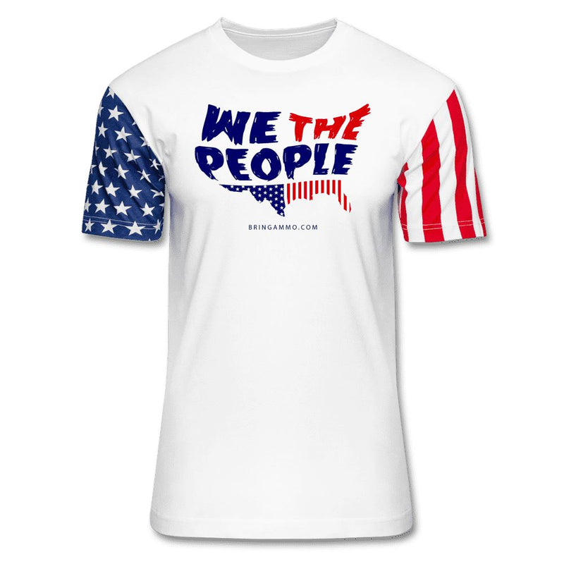 We The People Premium Stars & Stripes T-Shirt Unisex Stars & Stripes T-Shirt S 