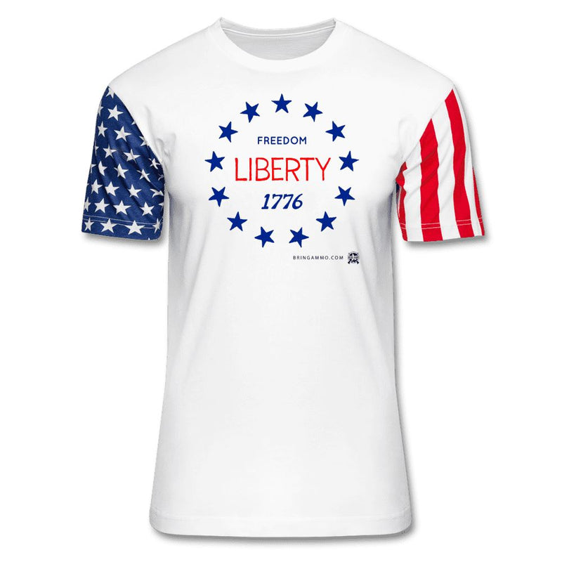 Freedom, Liberty, 1776 Premium Stars & Stripes T-Shirt Unisex Stars & Stripes T-Shirt S 