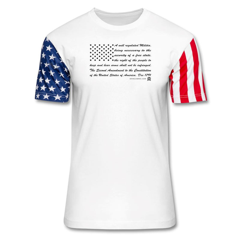 2nd Amendment Premium Stars & Stripes T-Shirt Adult Stars & Stripes T-Shirt | LAT Code Five™ 3976 
