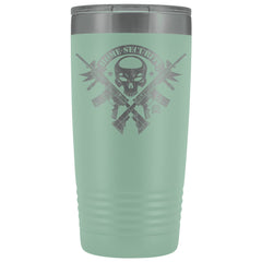 Home Security - Stainless Etched Tumbler Tumblers Teal 