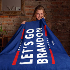 Let's Go Brandon Ultra Soft Premium Micro-Fleece Blanket