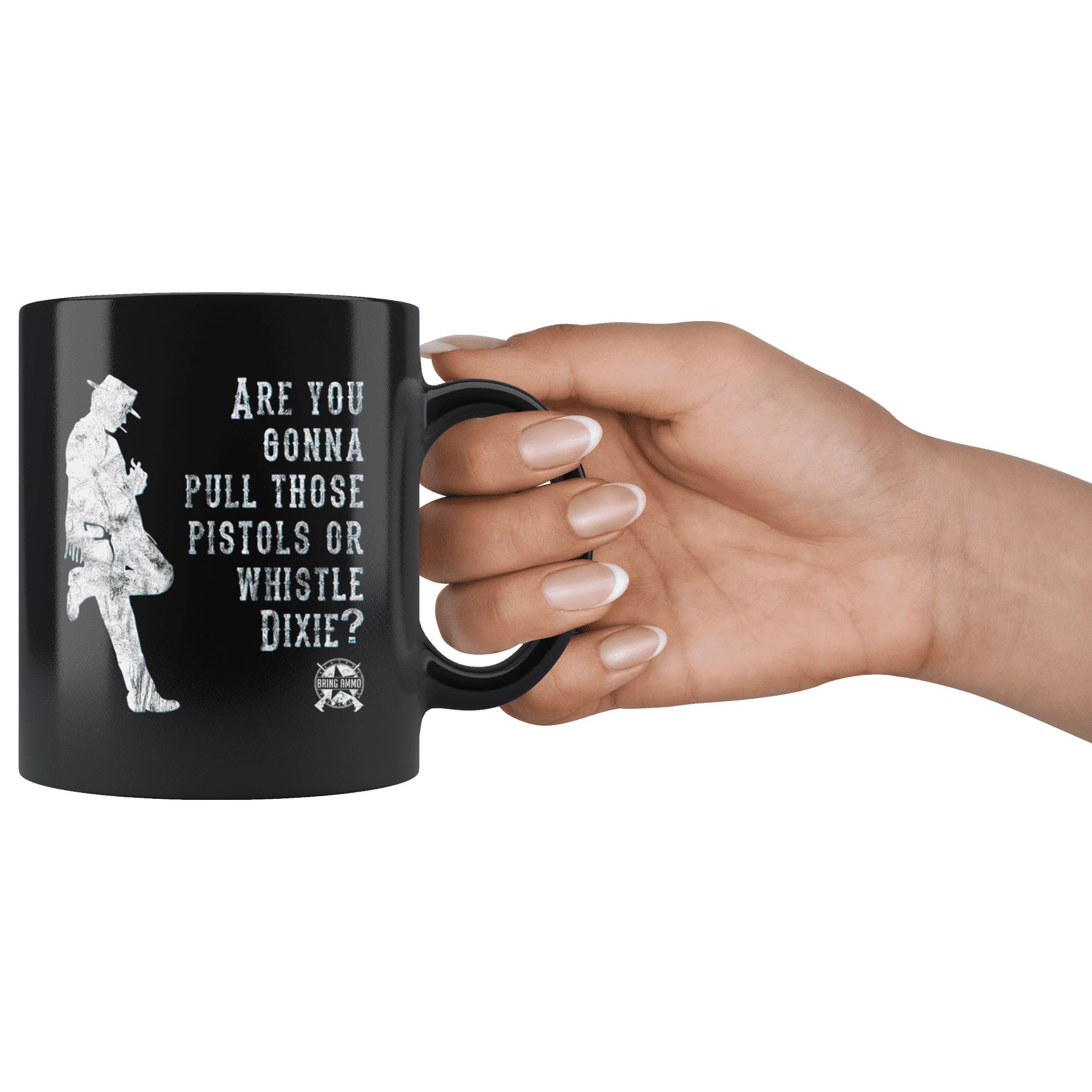 Are you gonna pull those pistols or whistle Dixie? Clint Eastwood Mug Drinkware 
